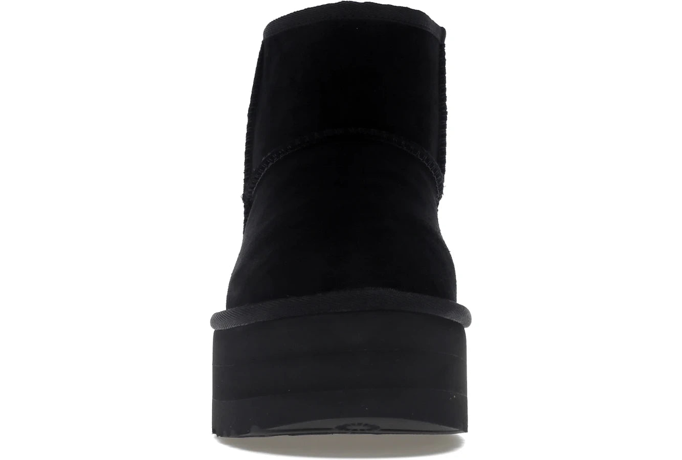 UGG Classic Mini Platform Stiefel Schwarz