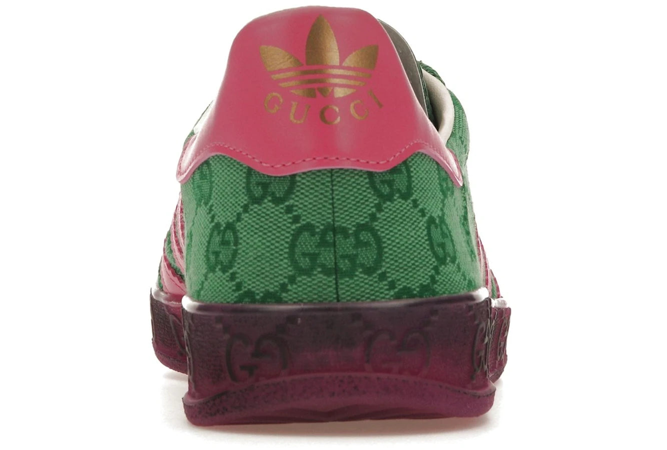 Adidas x Gucci Gazelle Grün GG Monogramm