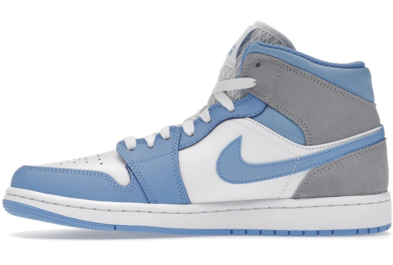 Air Jordan 1 Mid University Blue Grey