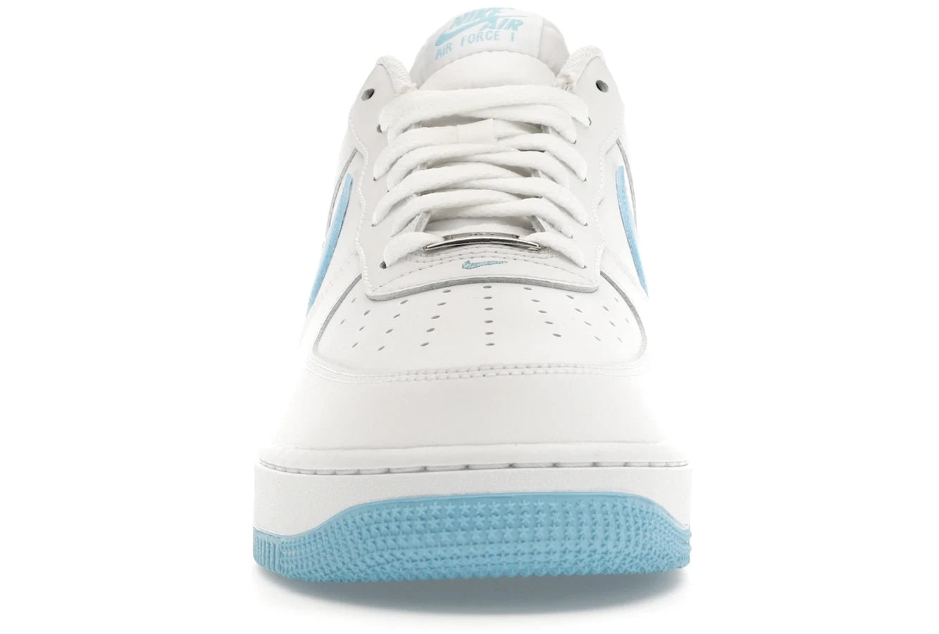 Nike Air Force 1 Low '07 Weiß Aquarius Blau