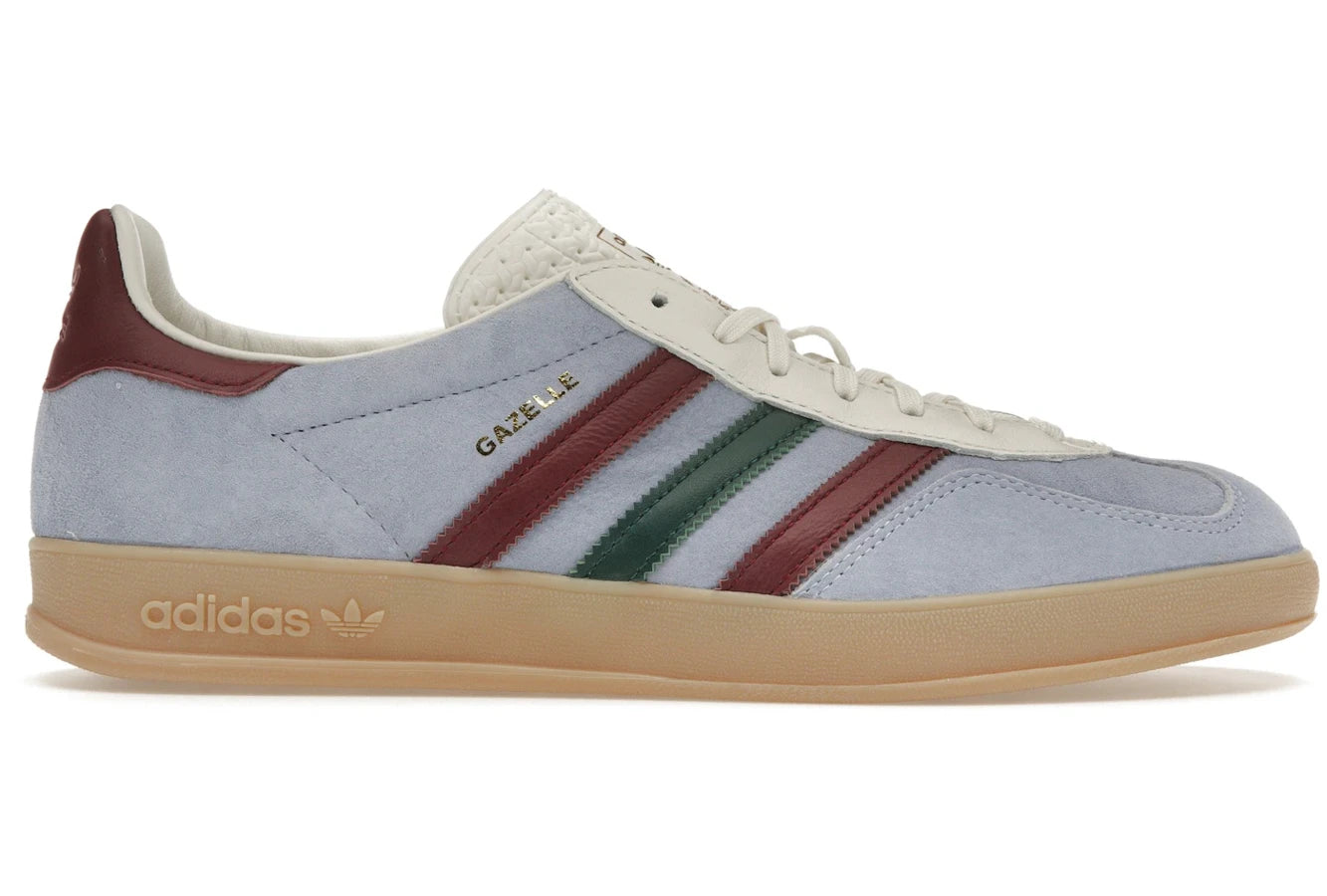 Adidas Gazelle Indoor Blue Dawn Collegiate Burgundy