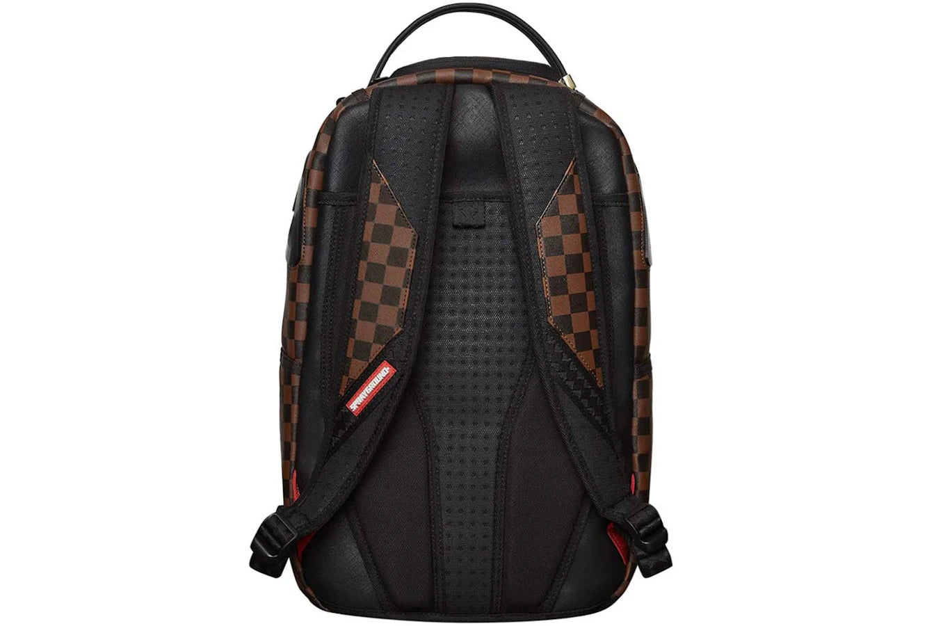 Sprayground Clear Rubber Sharks In Paris DLXSV Rucksack Braun/Schwarz