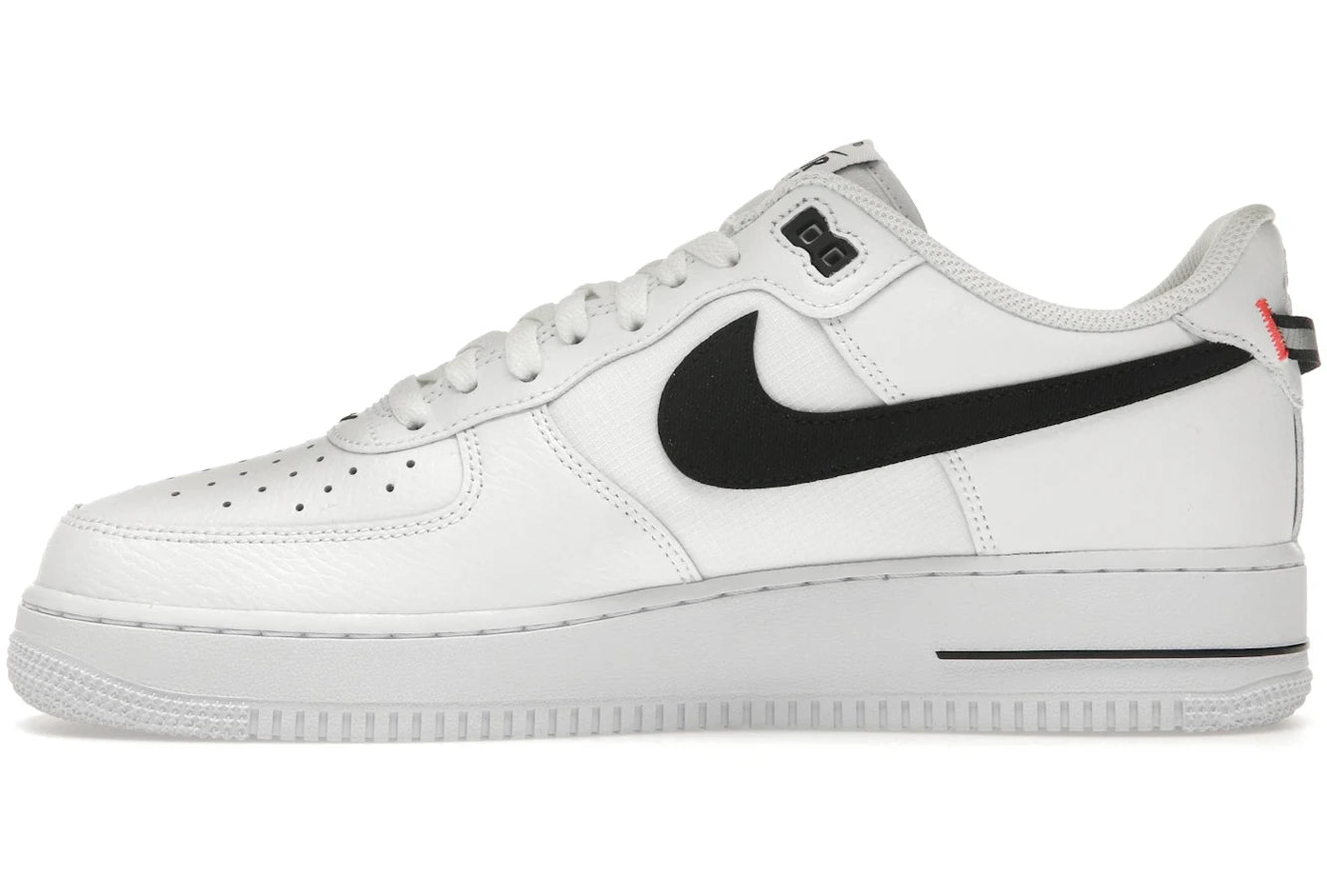 Nike Air Force 1 Low '07 LV8 Weiß Schwarz Bright Crimson
