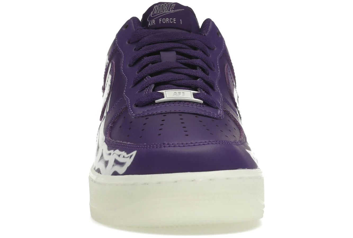 Nike Air Force 1 Low '07 QS Purple Skeleton Halloween