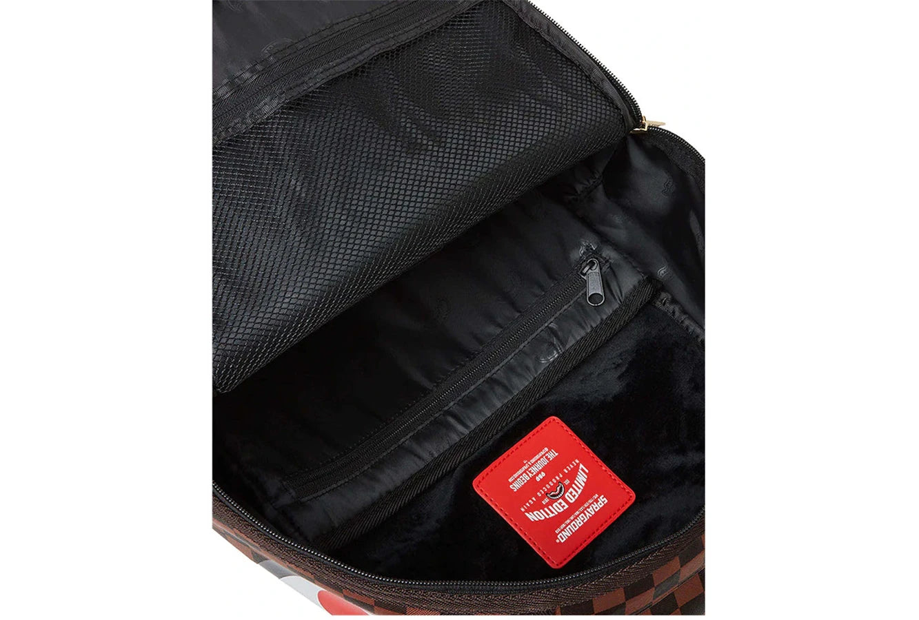 Sprayground Sharks In Paris Lenticular Chomp Rucksack Braun