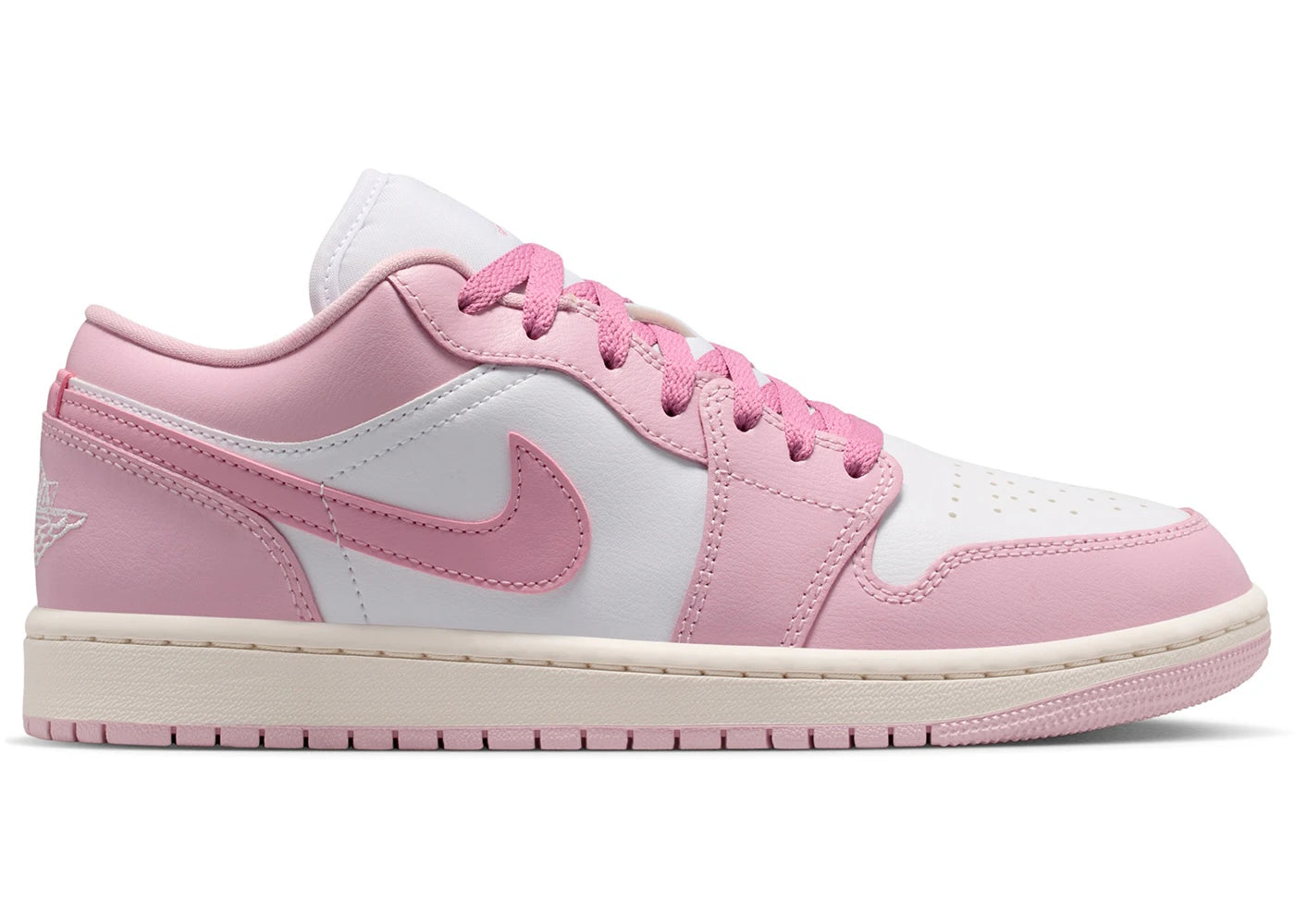 Jordan 1 Low Iced Carmine White (Women's)