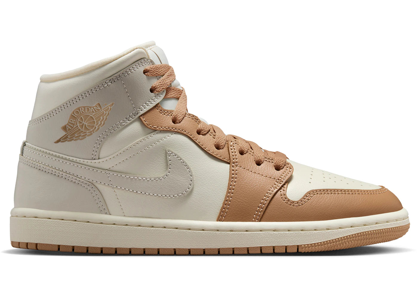 Jordan 1 Mid Tan Toe (Damen)