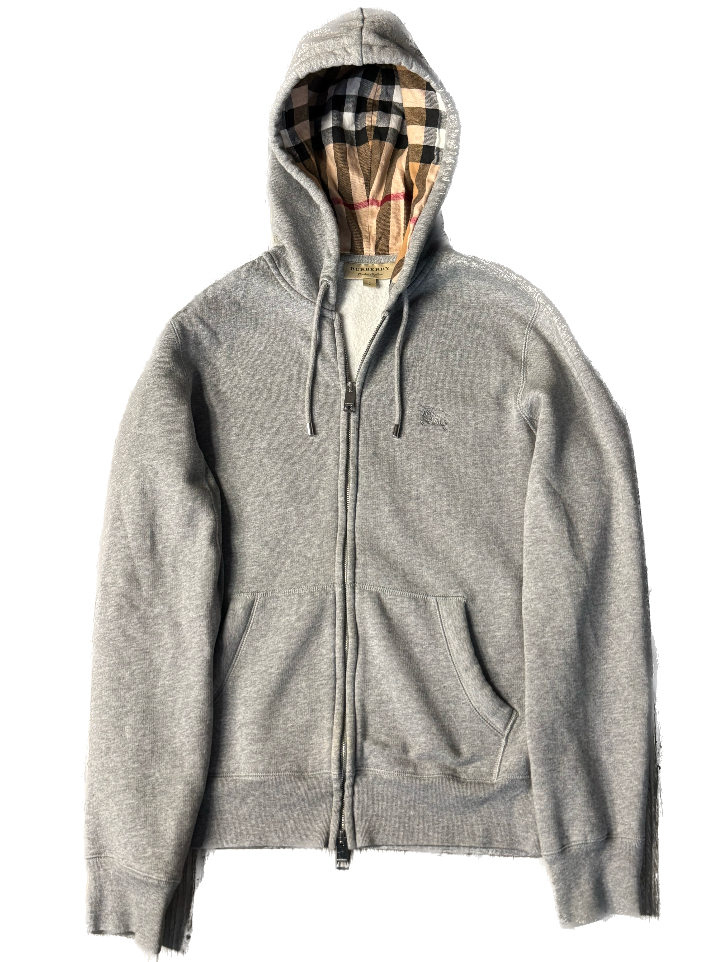 Burberry Zip-Up Hoodie (Passt S)