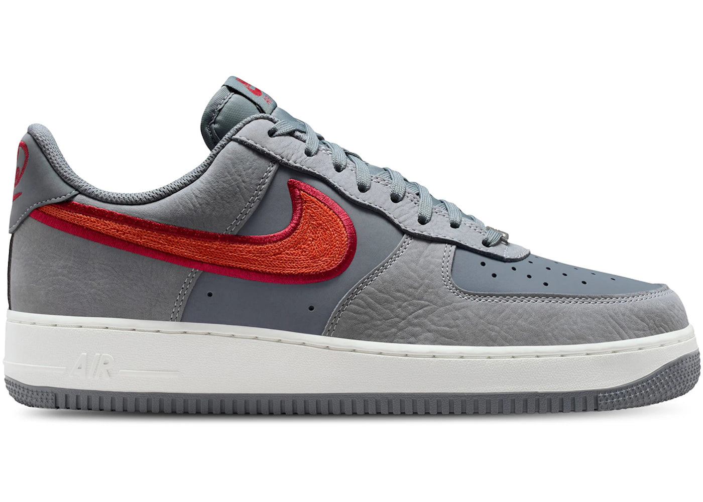 Nike Air Force 1 Low '07 LV8 Cool Grey Crimson Rust