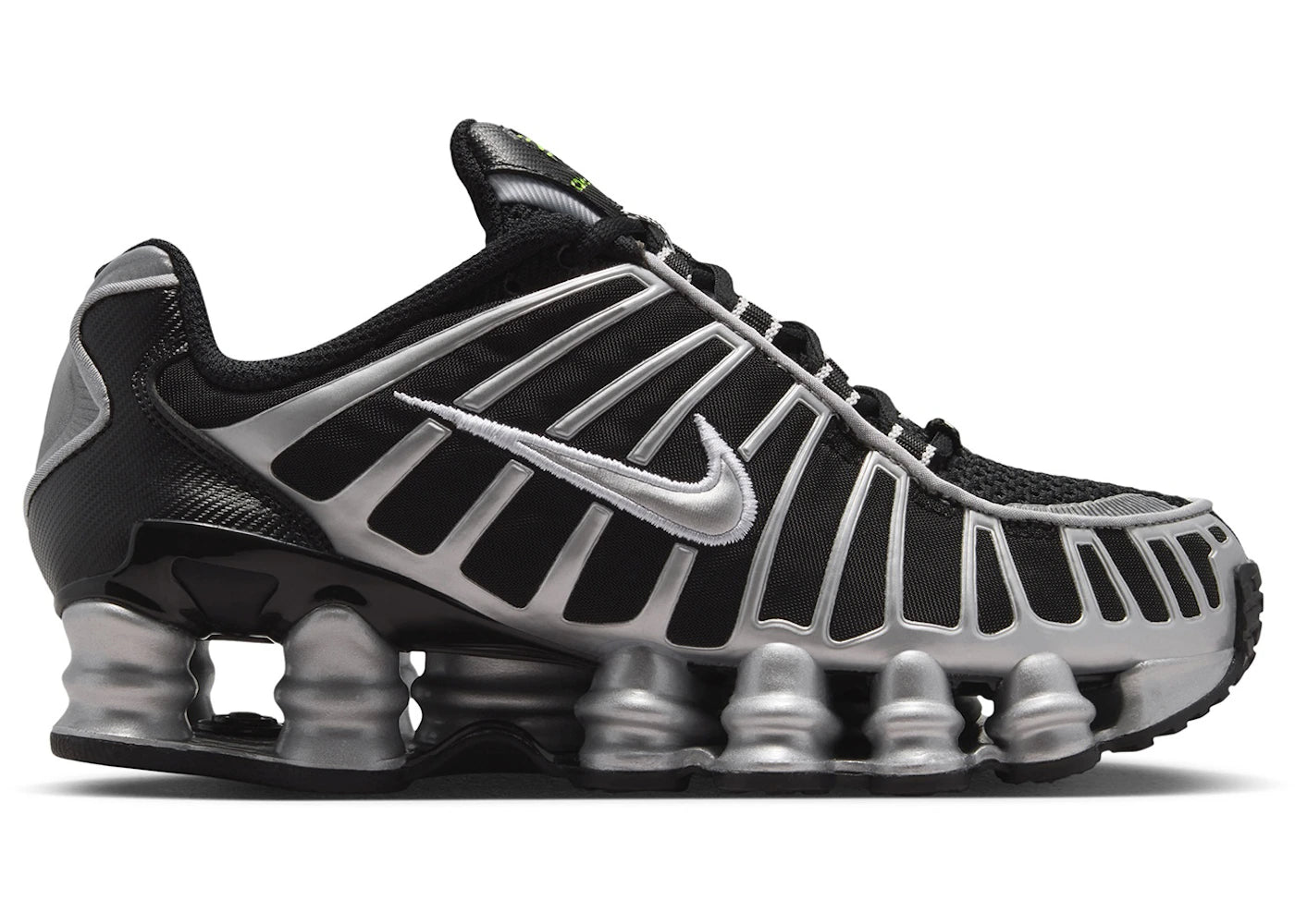 Nike Shox TL Black Volt Metallic Silver (GS)