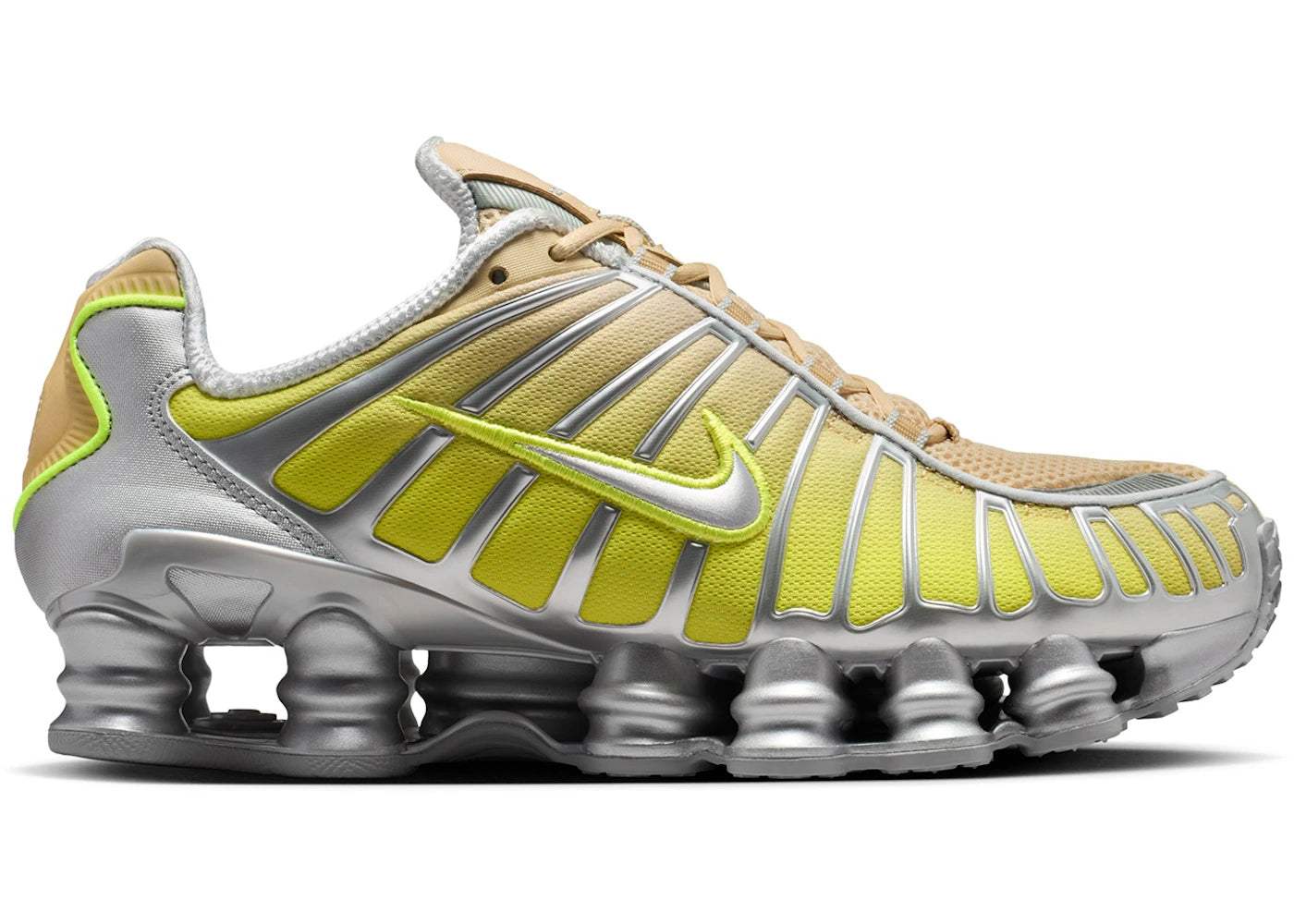 Nike Shox TL Fade Team Gold Metallic Silver (Damen)