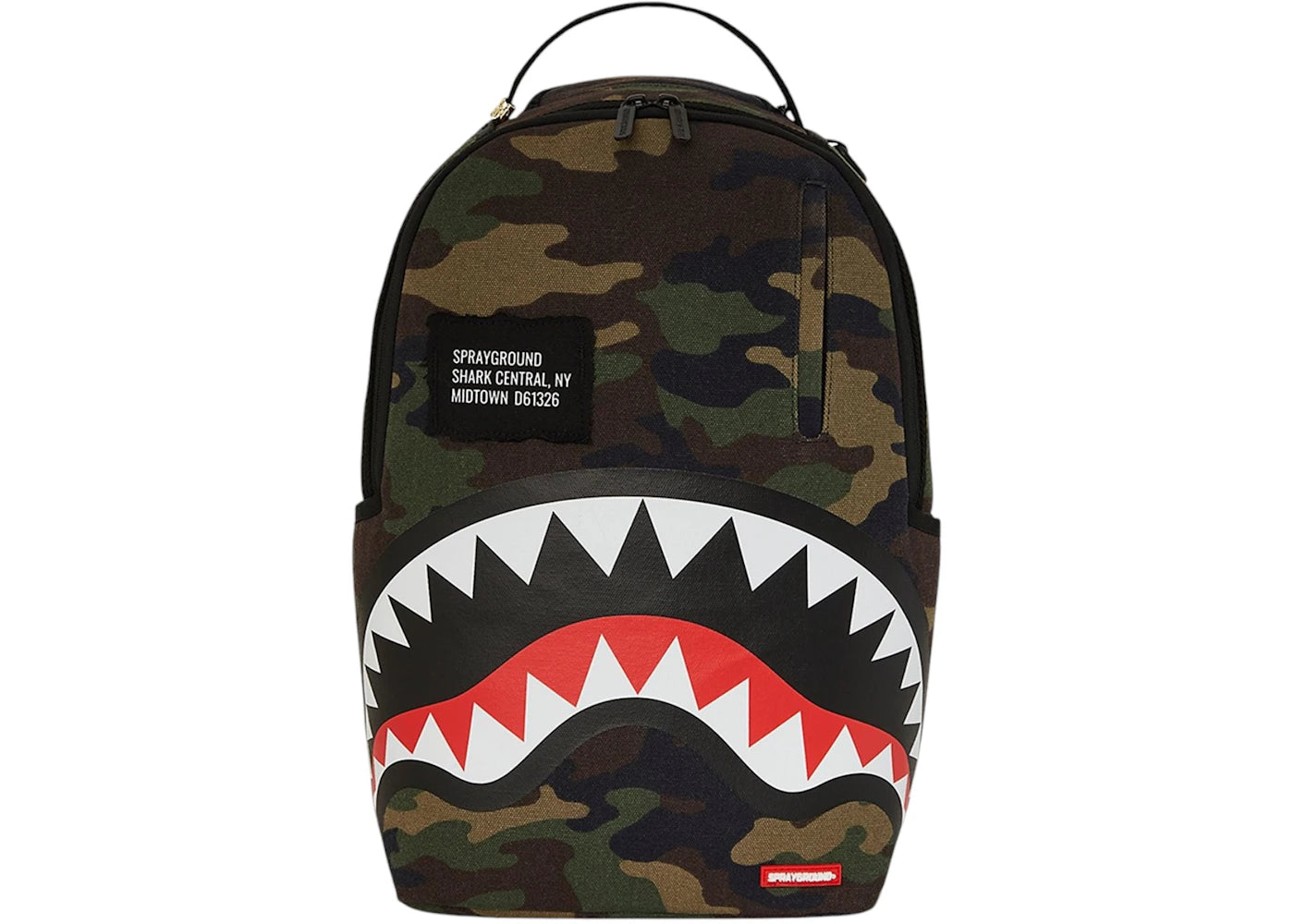 Sprayground Shark Central Camo DLXS Rucksack Mehrfarbig