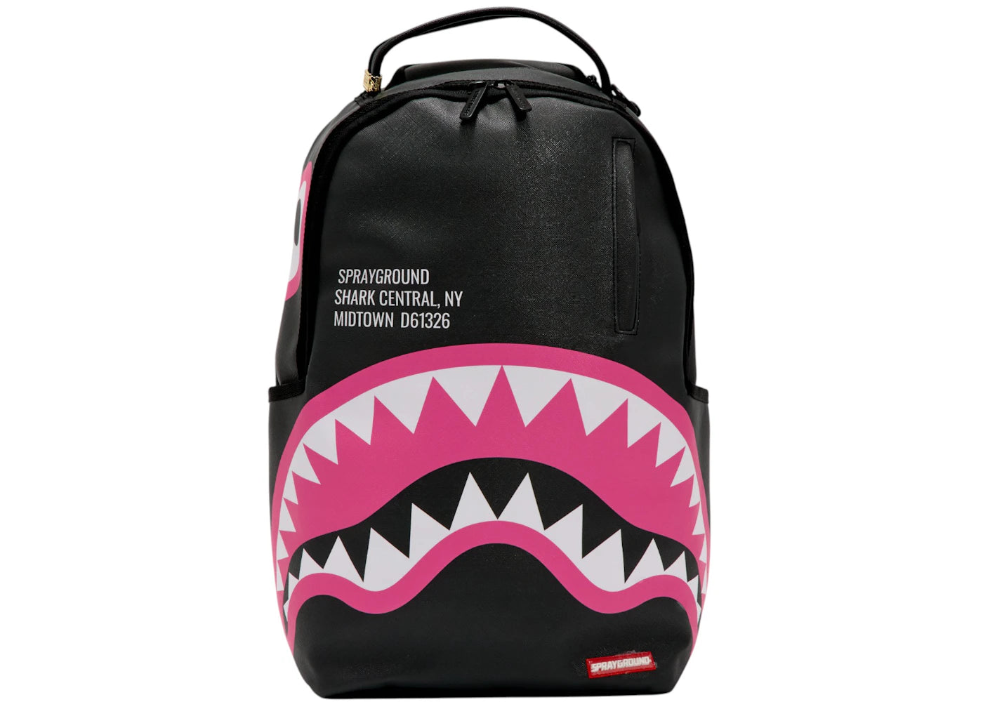 Sprayground Shark Central Pink DLXSV Rucksack Schwarz/Pink