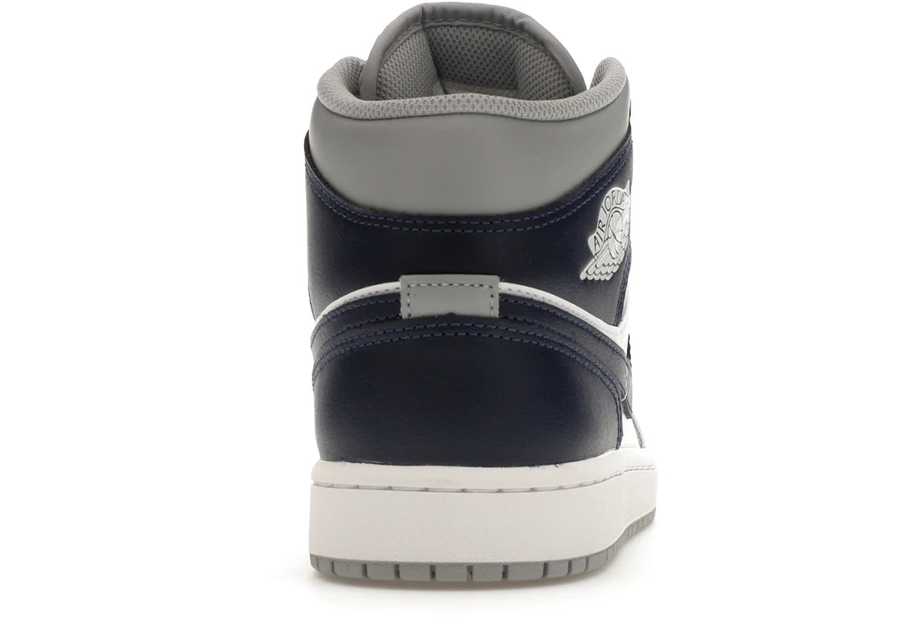 Air Jordan 1 Mid Wolf Grey Midnight Navy