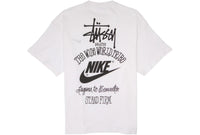 Nike x Stussy The Wide World Tribe T-Shirt Weiß