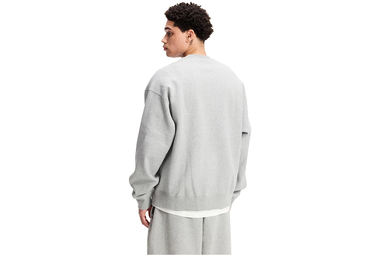Nike x Stussy Crew Fleece Grau