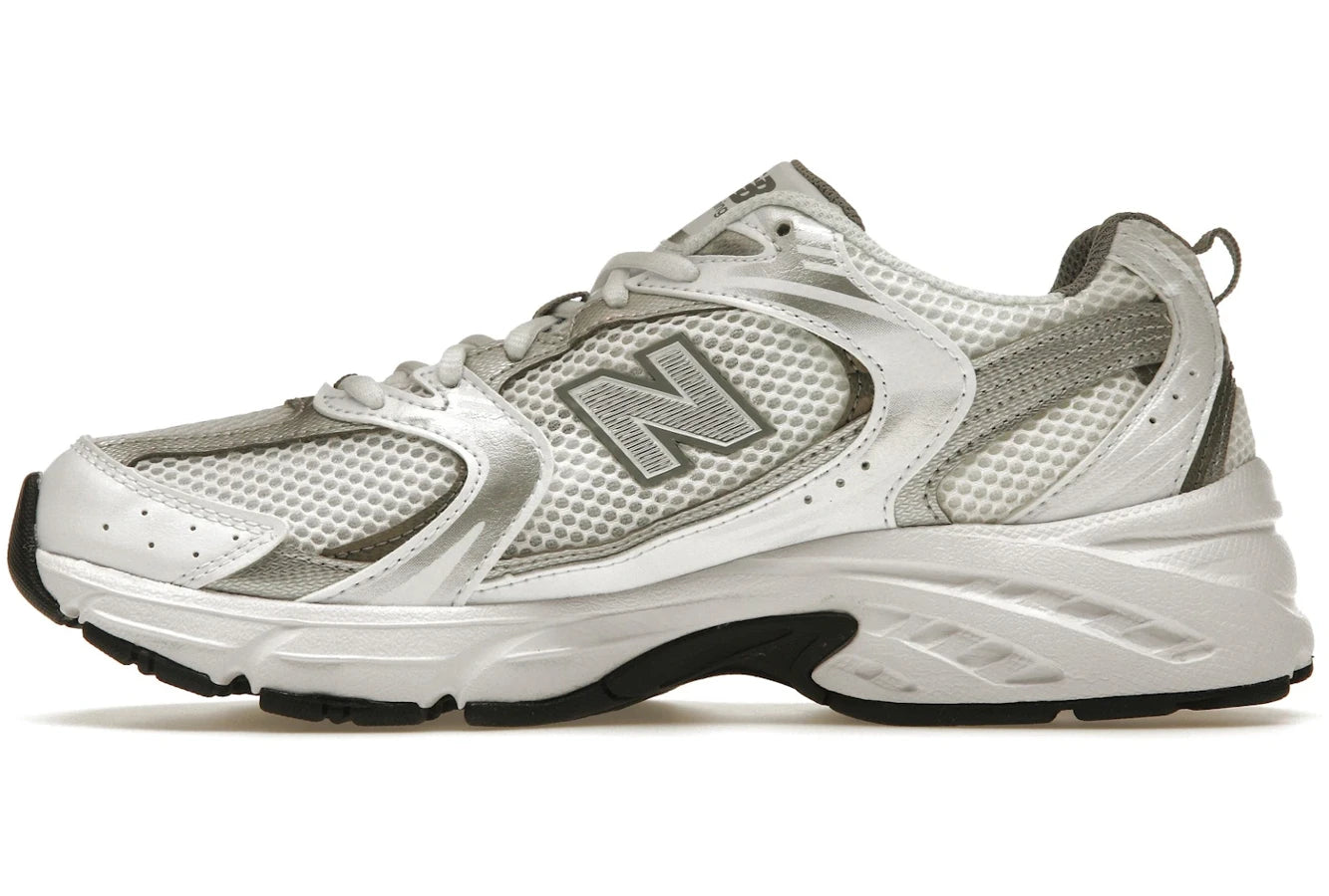 New Balance 530 White Silver Metallic