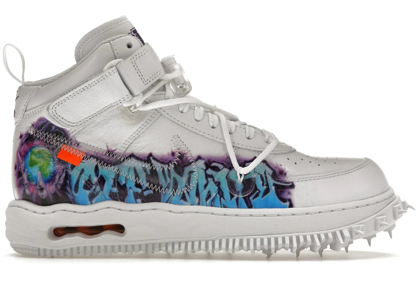Nike Air Force 1 Mid Off-White Graffiti White
