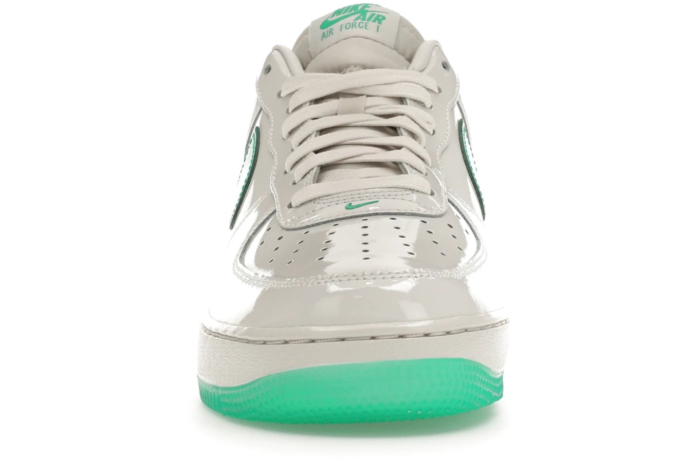 Nike Air Force 1 Low '07 Patent Platinum Tint Stadium Green