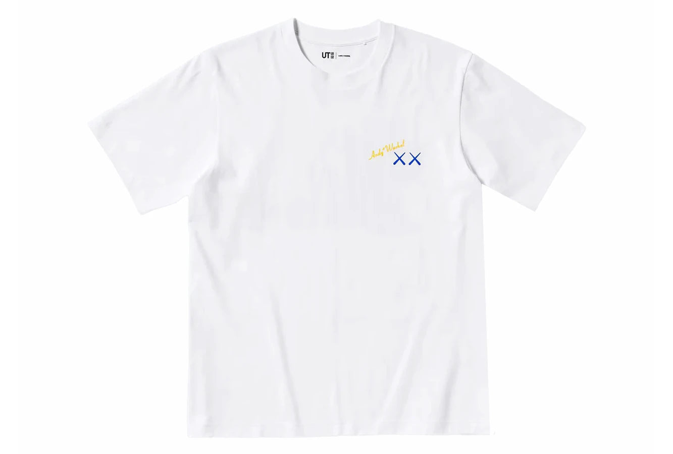 KAWS x Uniqlo Warhol UT Graphic 471321 T-Shirt Weiß