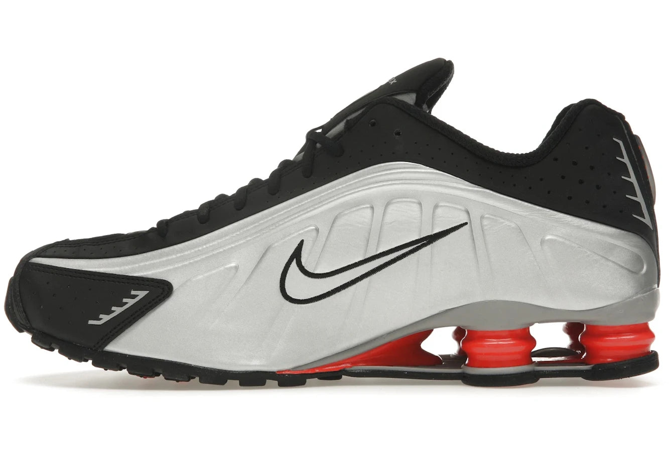 Nike Shox R4 Schwarz Metallic Silber