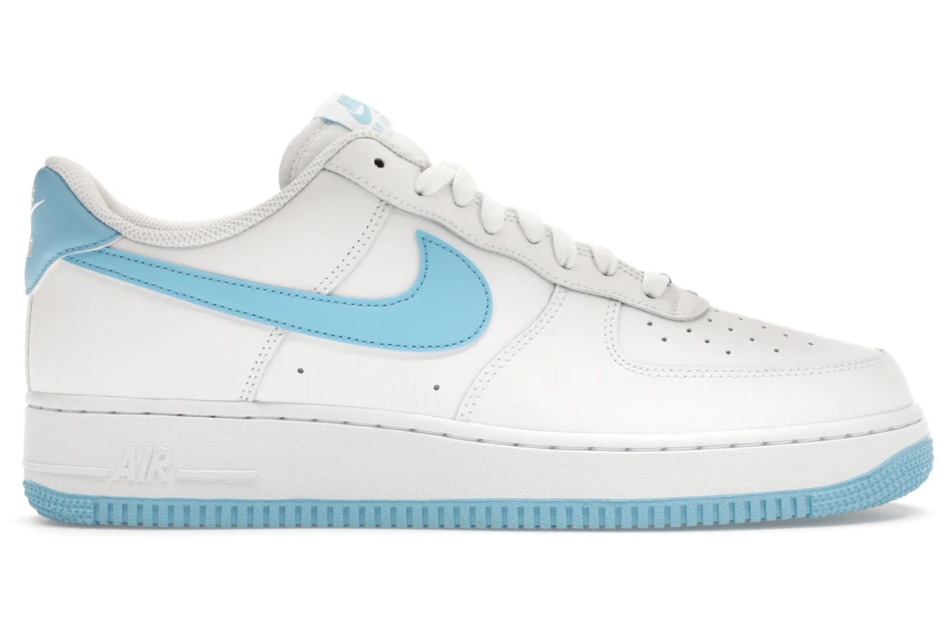 Nike Air Force 1 Low '07 Weiß Aquarius Blau