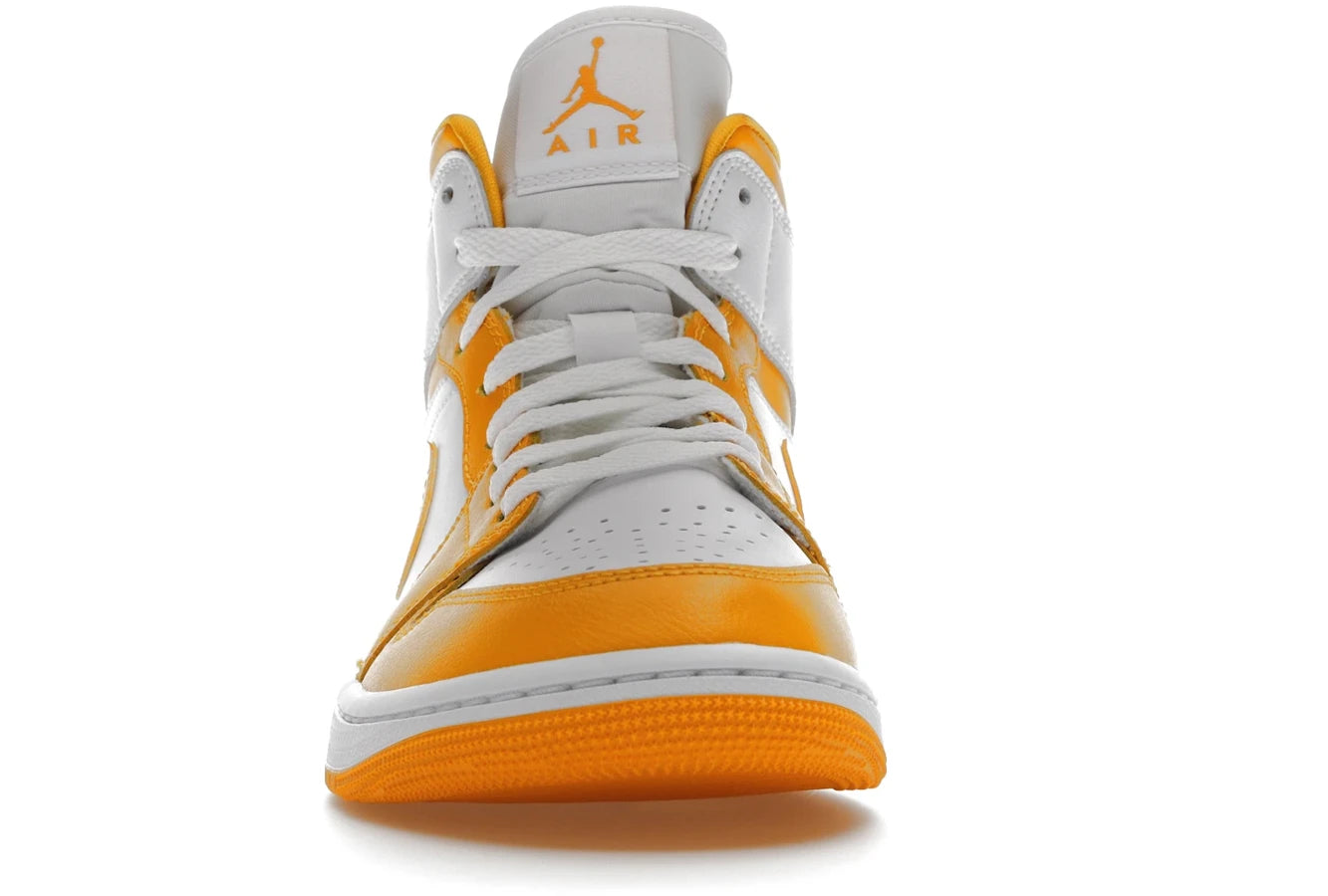 Air Jordan 1 Mid White University Gold