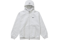 Supreme Nike Zip Up Hooded Sweatshirt Weiß
