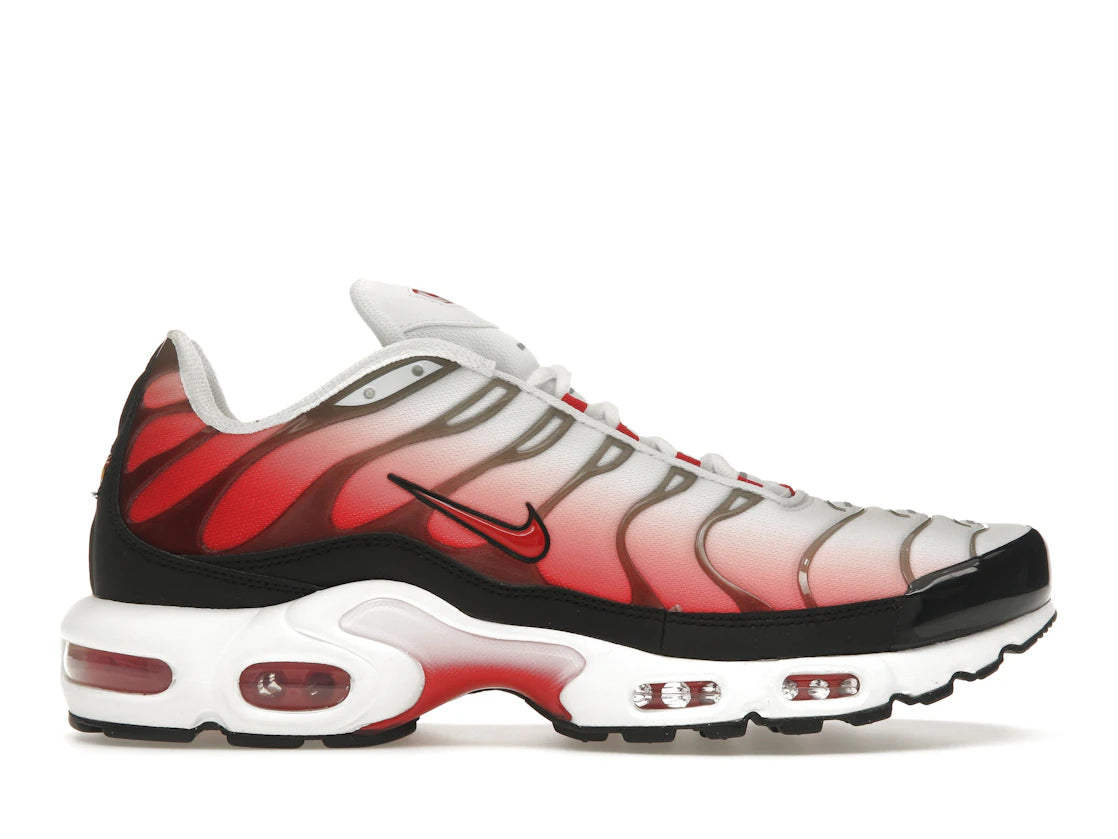 Nike Air Max Plus Weiß Schwarz University Rot