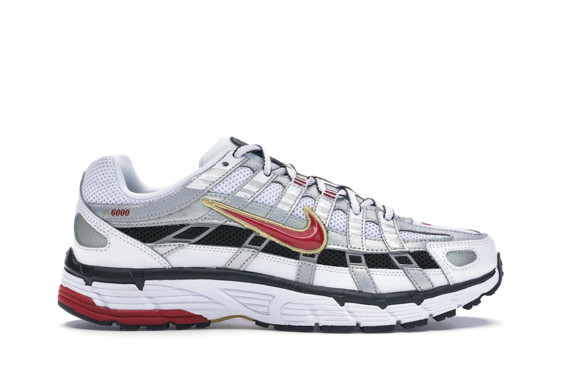 Nike P-6000 White Gold Red (Damen)