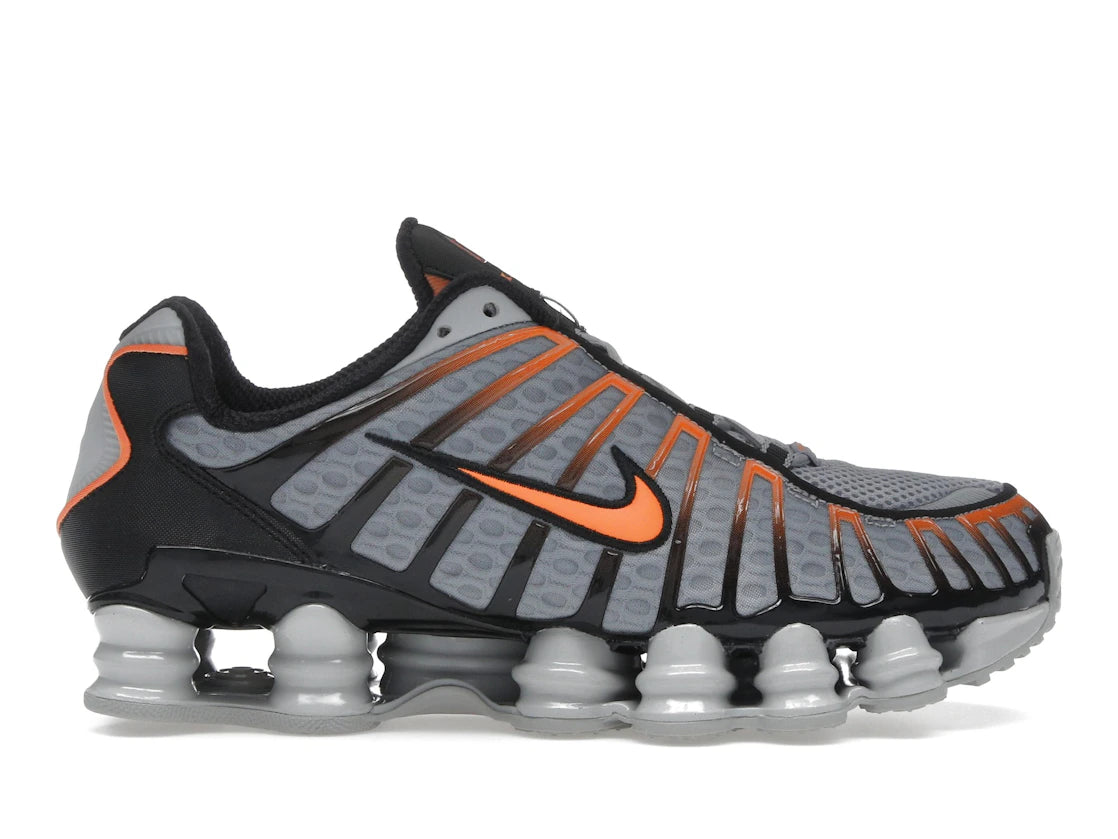 Nike Shox TL Light Smoke Grey Black Bright Mandarin
