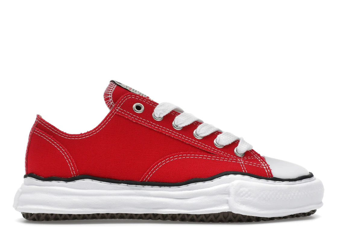 Maison Mihara Yasuhiro Peterson OG Sole Canvas Low Red
