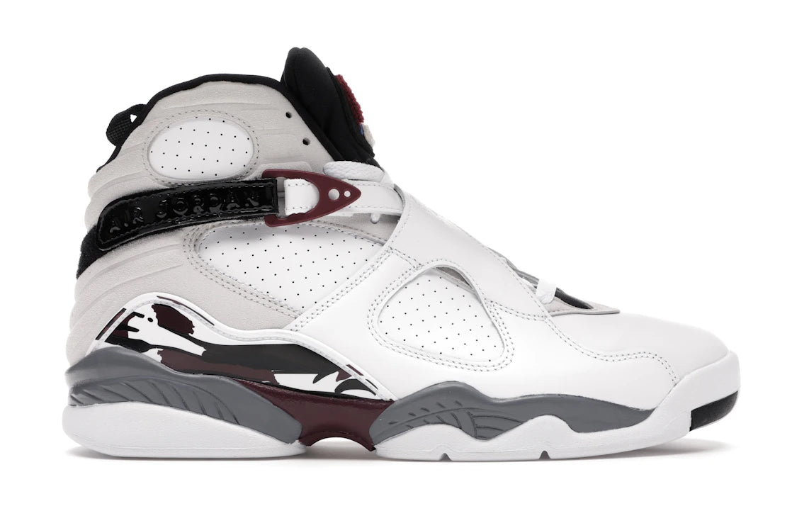 Jordan 8 Retro White Burgundy (Damen)