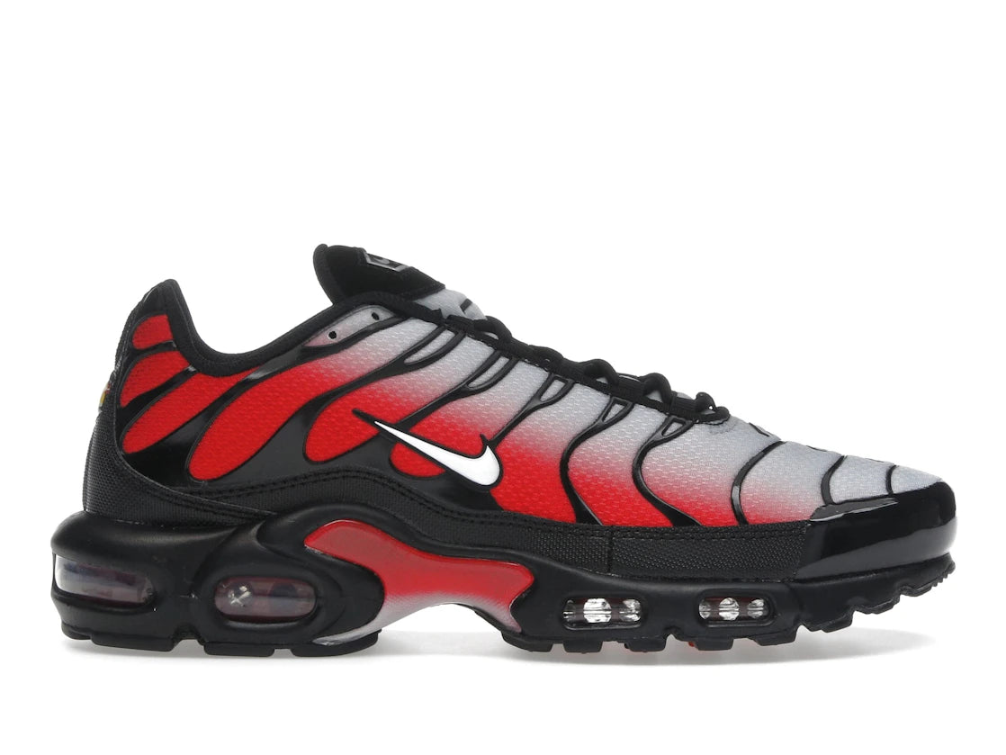 Nike Air Max Plus Pure Platinum University Red Black White