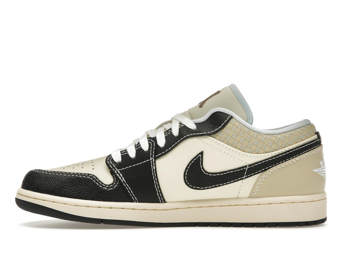 Jordan 1 Low SE Coconut Milk Schwarz Musselin