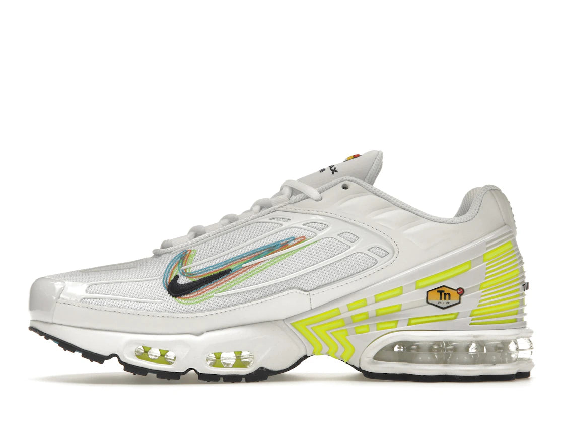 Nike Air Max Plus 3 3D Swoosh Weiß Volt