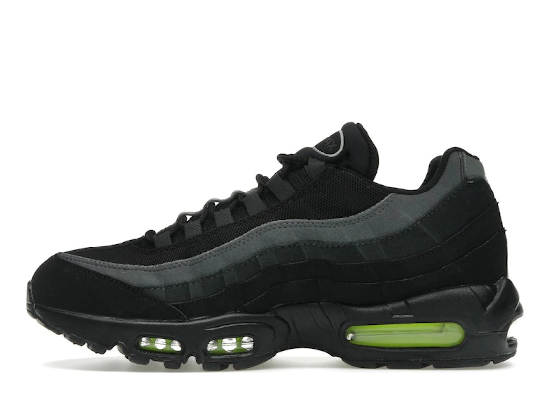 Nike Air Max 95 Retro Logo Schwarz Grau Volt