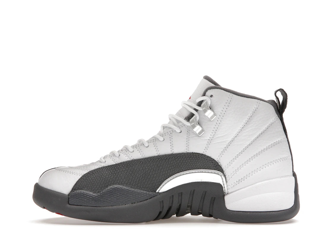 Jordan 12 Retro Weiß Dunkelgrau
