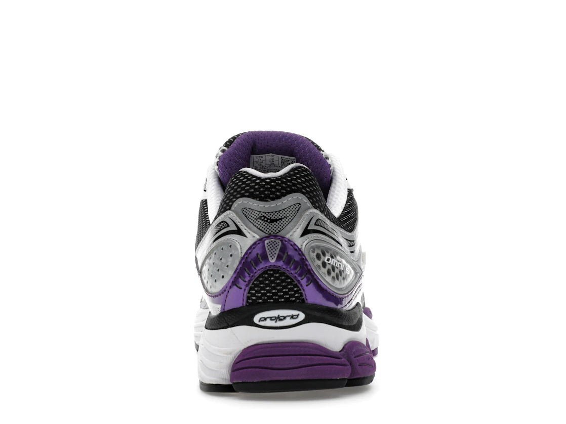 Saucony ProGrid Omni 9 Weiß Schwarz Silber Lila