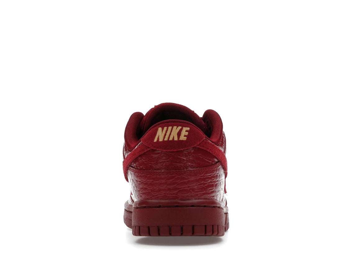 Nike Dunk Low Crocodile Team Red (Damen)