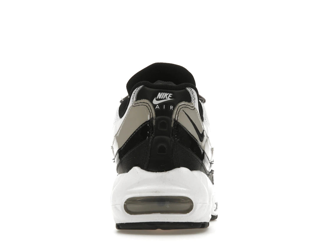 Nike Air Max 95 White Light Iron Ore Black Patent (Damen)