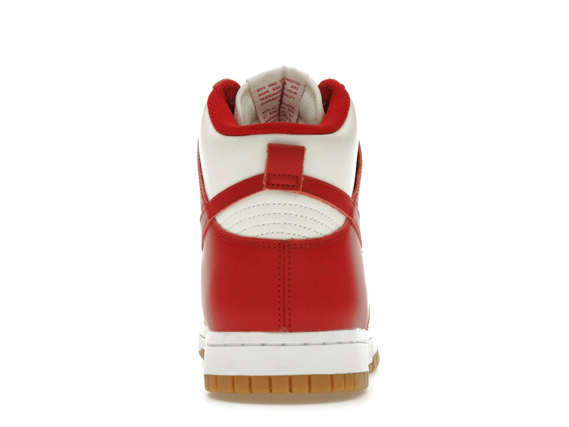 Nike Dunk High Sail Gym Red Gum (Damen)