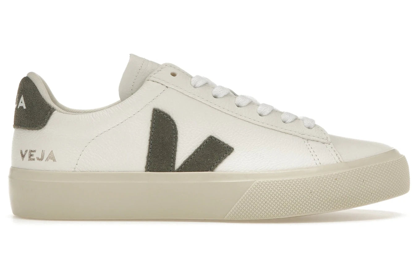 Veja Campo Low Chromefree Leather White Khaki