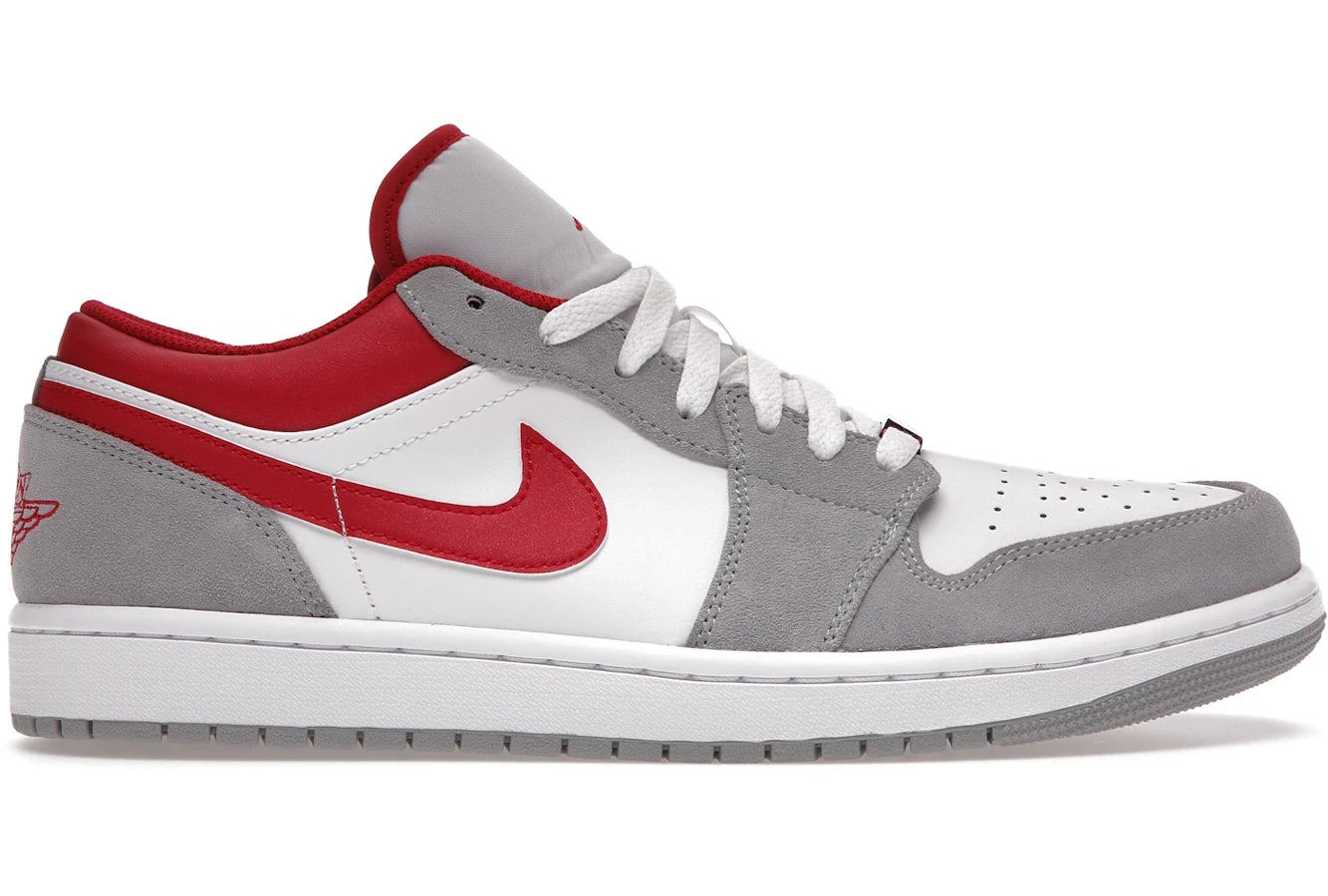 Air Jordan 1 Low SE Light Smoke Grey Gym Red