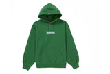 Supreme Box Logo Kapuzenpullover Grün