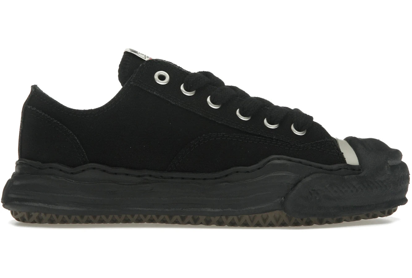 Maison Mihara Yasuhiro Hank OG Sole Canvas Low Schwarz Schwarz