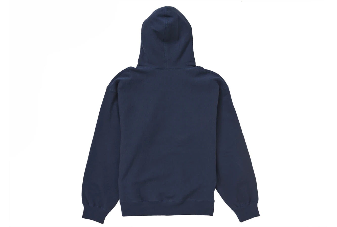 Supreme Box Logo Kapuzenpullover Navy