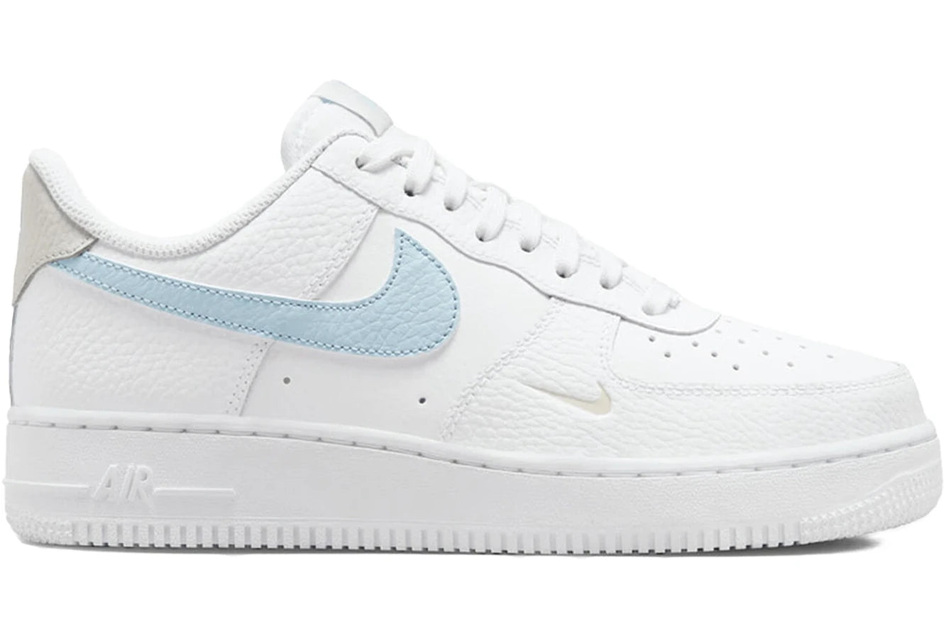 Nike Air Force 1 Low White Light Armory Blue Mini Swoosh