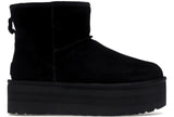 UGG Classic Mini Platform Stiefel Schwarz