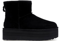 UGG Classic Mini Platform Stiefel Schwarz